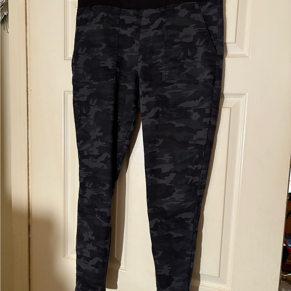 Black Camouflage Joggers